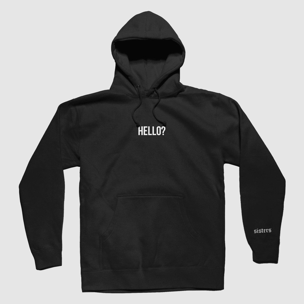Sisters Apparel Hello Hoodie w/ pocket